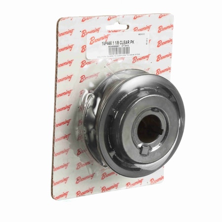 Browning 1 Groove Cast Iron Finish Bore FHP Variable Pitch Sheave Clear Pack 1VP44X 1 1/8 CLEAR PK